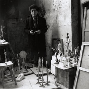 Giacometti in the studio in 1951.
