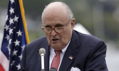 Rudy Giuliani insisted the two Soviet-born Americans ‘didn’t have personal communications with the president’. 