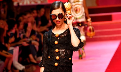 Dolce and Gabbana’s crochet creation.