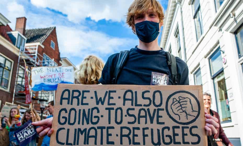 A Global Climate Strike protest in Utrecht, Netherlands, September 2021