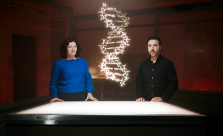 Geneticist Turi King and historian Dr Alex Kay