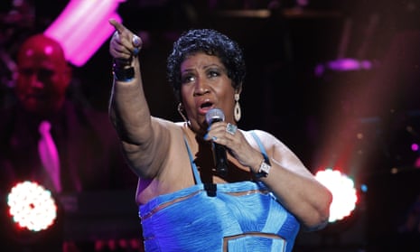 Aretha Franklin performing during the BET Honors ceremony, 14 January 2012.