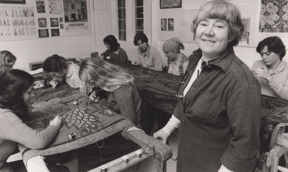 Karen Finch founded the Textile Conservation Centre at Hampton Court palace, west London, in 1975
