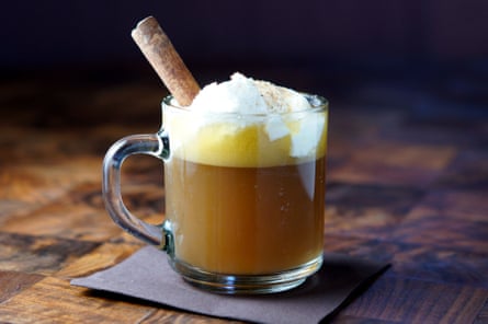 Winter warmer ... a hot buttered rum cocktail.