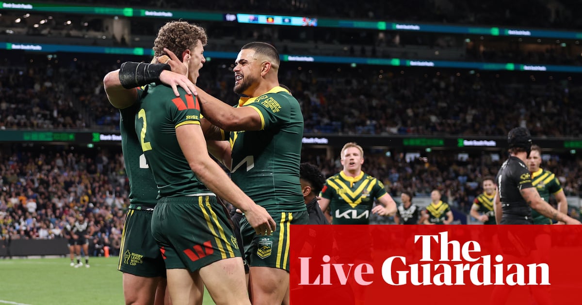 Australia v New Zealand: men’s Rugby League World Cup – live - The Guardian
