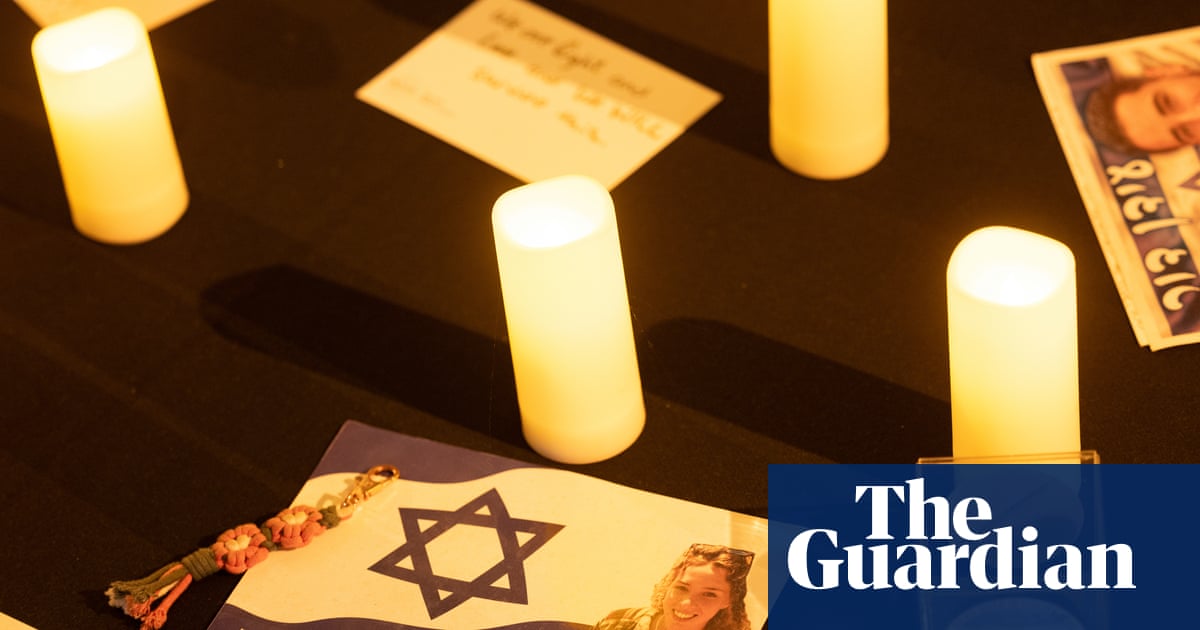 ‘Come in for one minute’: Israeli survivor’s appeal to doubters as 7 October exhibition opens in London