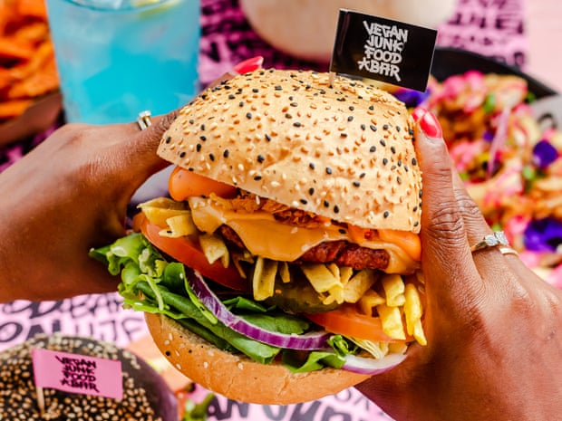 Burgers for all: Vegan Junk Food Bar.