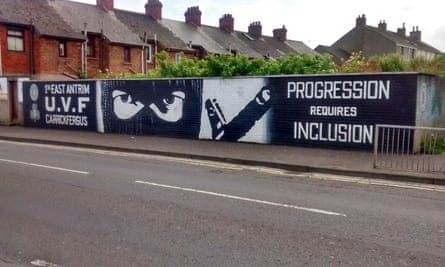 UVF graffiti in Carrickfergus