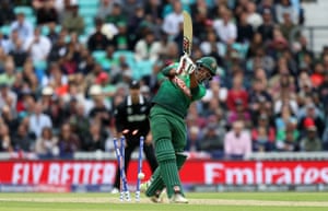 Saifuddin, bowled for a duck by Henry.