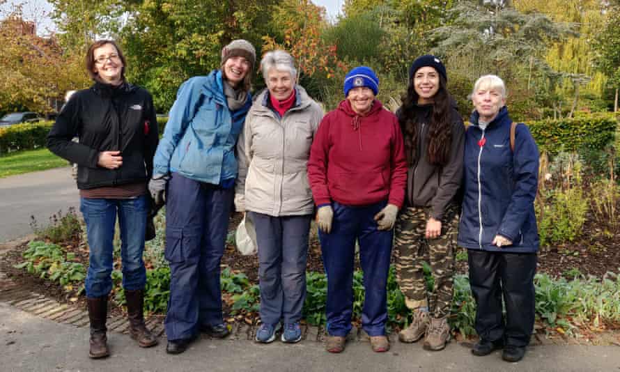 Sirin joined the gardening volunteers at the William Morris Gallery, east London.