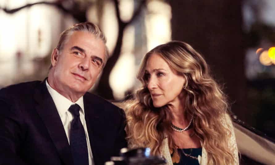 Sarah Jessica Parker and Chris Noth in And Just Like That.