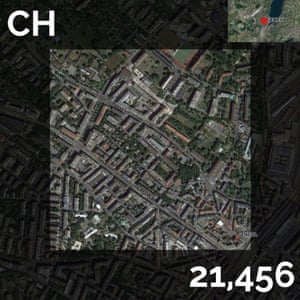 CH - population density maps - geneva