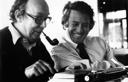 Michael Freedland, right, collaborated with Eric Morecambe on the comedian’s book There’s No Answer to That!