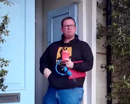 Tom Martin in a surveillance picture standing in a doorway