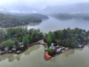 Lake Lure from above