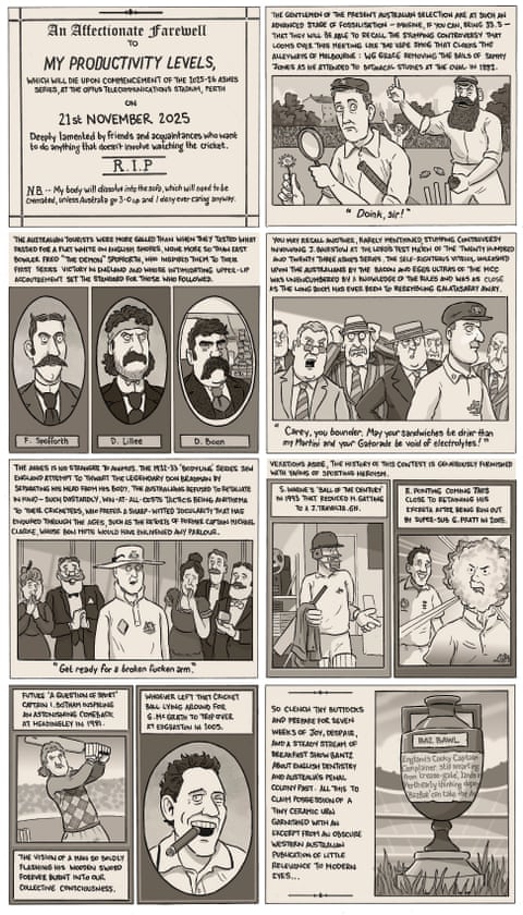 David Squires on … the history, histrionics and heroism of the Ashes, panel 1