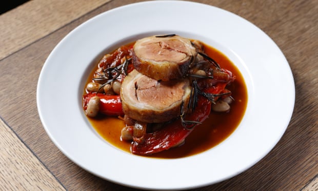 'Have a slab': lamb and peperonata.