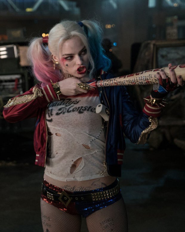 Quinn and bare it… Margot Robbie in Suicide Squad.