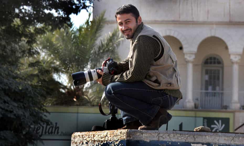Namir Noor-Eldeen with his camera