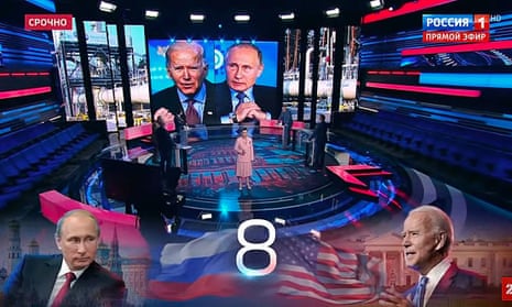 Vladimir Putin and Joe Biden are due to meet on Wednesday, but on Russian TV ‘Biden-bashing’ is in high gear. 