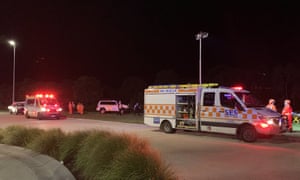 Emergency responders at the scene of the train derailment near Wallan station.