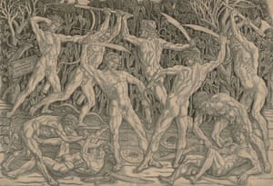 Antonio Pollaiuolo’s Battle of the Nudes, 1470s.