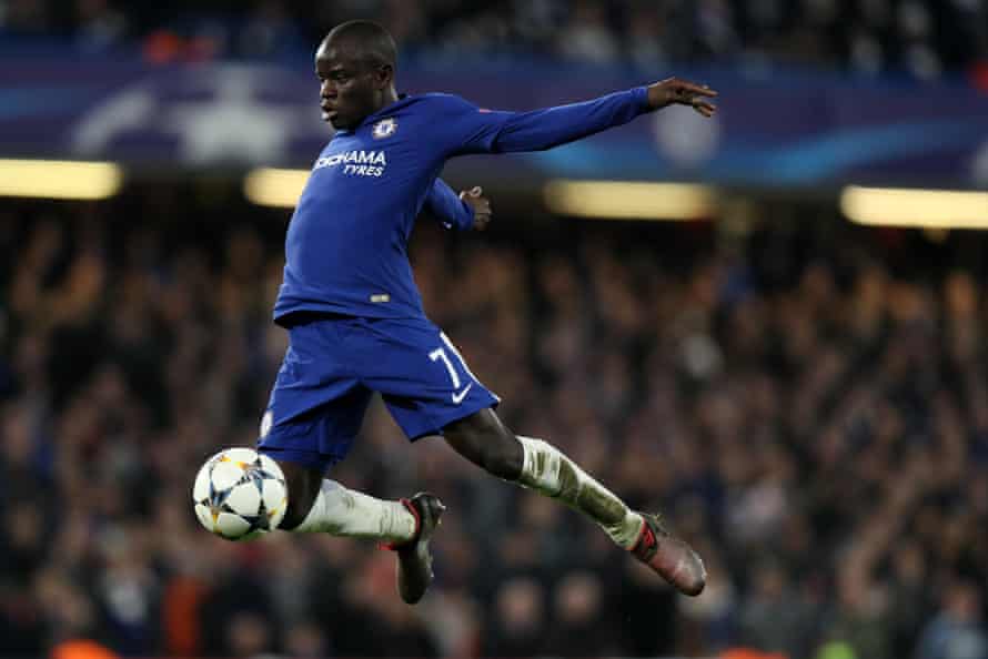 N’Golo Kanté playing for Chelsea