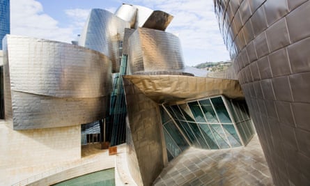 Another view of the Bilbao museum, which Gehry designed with the help of computer software intended for the aviation industry.