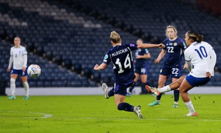Lauren James scored twice in as many minutes on Tuesday and confirmed her status as one of the leading Lionesses players.