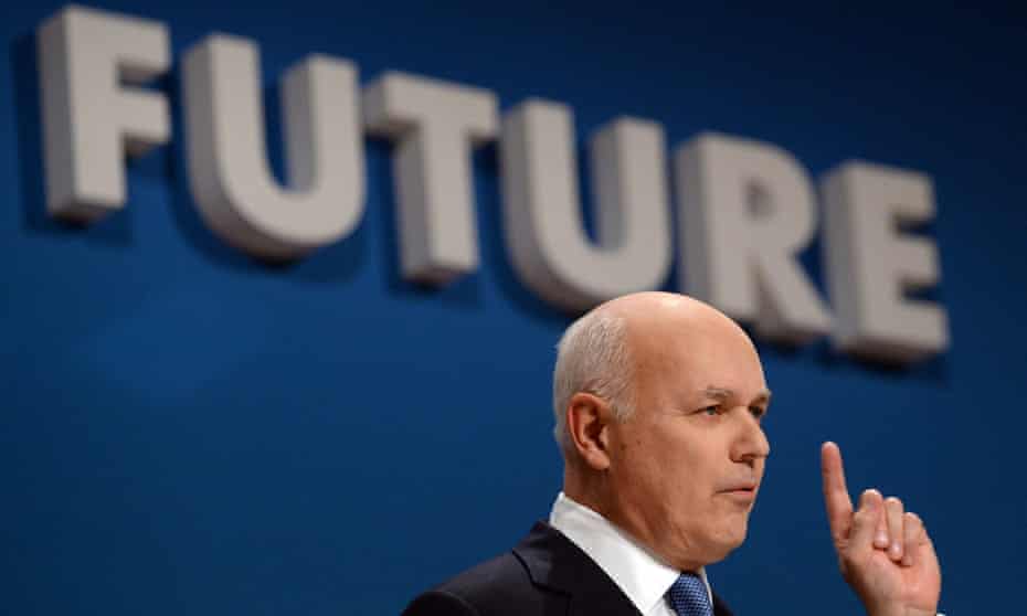 Iain Duncan Smith resigned his cabinet position on Friday night.