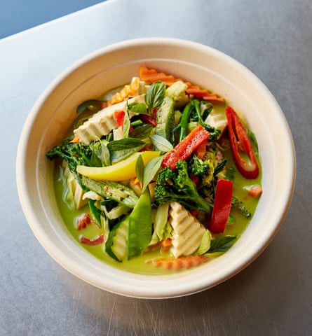 King Cookdaily’s Infamous bowl is a vegan riff on Thai green curry.