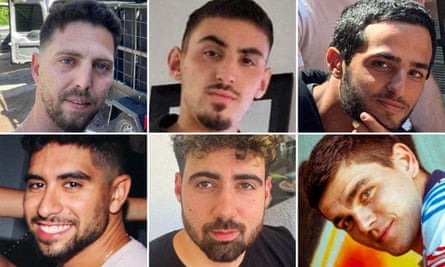 Clockwise from top left: Elkana Bohbot, Rom Braslavski, Nimrod Cohen, Maxim Herkin, Guy Gilboa-Dalal and Evyatar David.