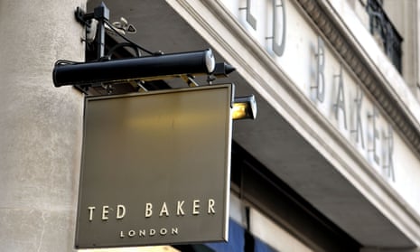 Ted Baker signage, London