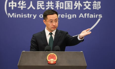 China’s ministry of foreign sffairs spokesperson Lin Jian.
