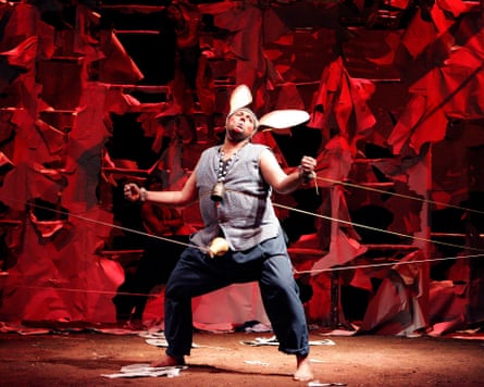 Joy Fernandes as Bottom in Tim Supple’s innovative 2007 production.
