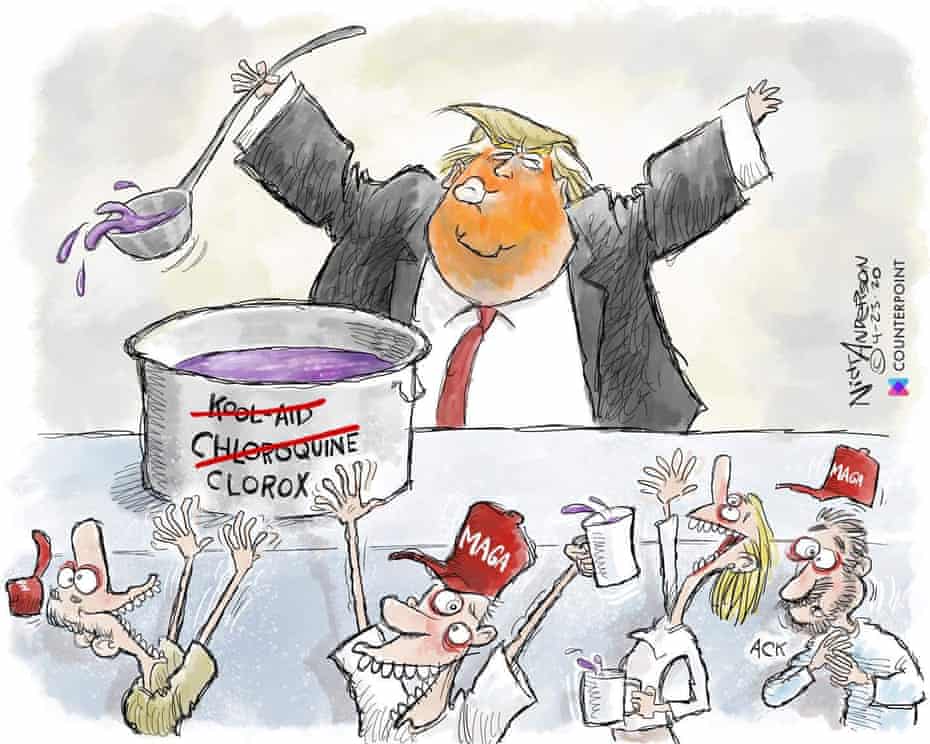Nick Anderson’s The Trump Cult cartoon.