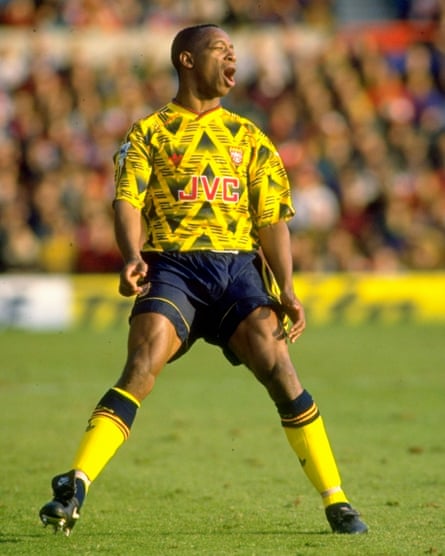 Arsenal’s Ian Wright in 1992