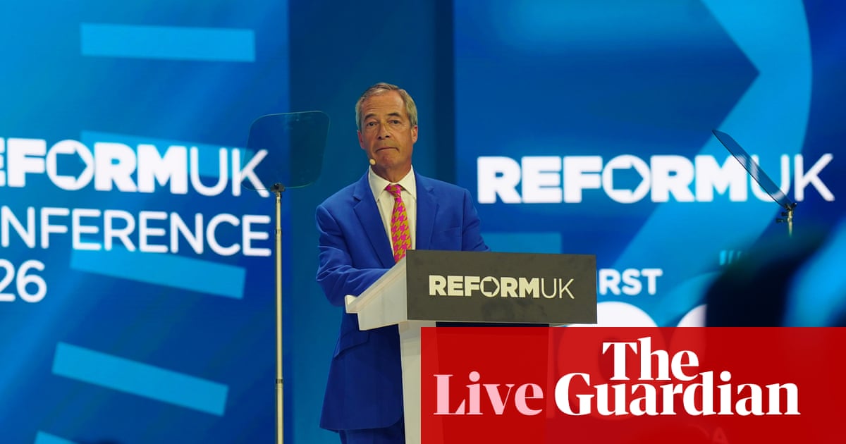 Protester attacked at Reform conference considering coming forward after police appeal – UK politics live