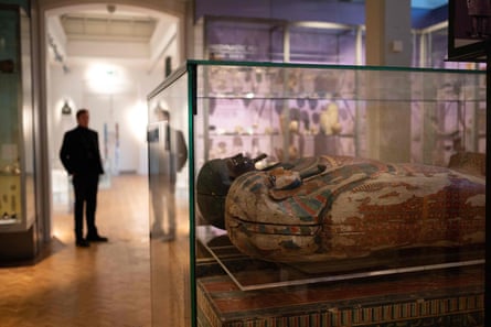 Manchester Museum, ahead of its reopening after a £15m refurbishment, 19 January.