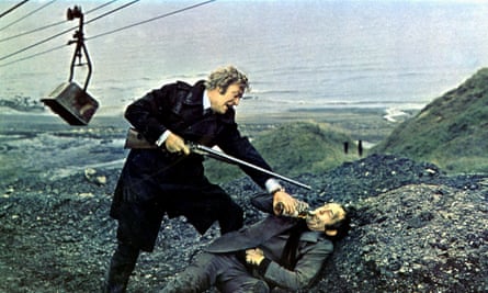 Michael Caine, left, and Ian Hendry in Get Carter, 1971, for which Wolfgang Suschitzky was the cinematographer.