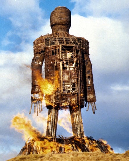 The Wicker Man (1973). Bronco McLoughlin doubled for Edward Woodward’s puritanical Christian police officer being burned alive in the giant wicker structure for the final scene.