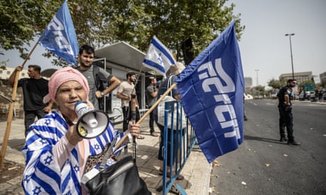 Protests in Israel as supreme court hears challenge to judicial curbs |  Israel | The Guardian