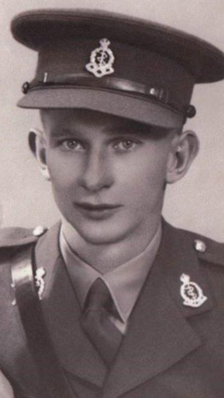 Norman ‘Tony’ Walker as a young man in uniform