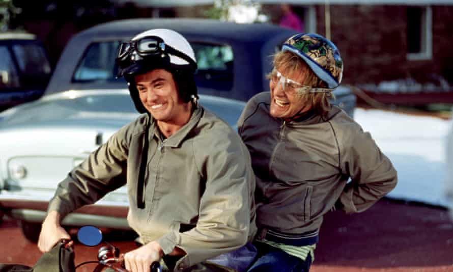 Jim Carrey and Jeff Daniels in Dumb and Dumber.