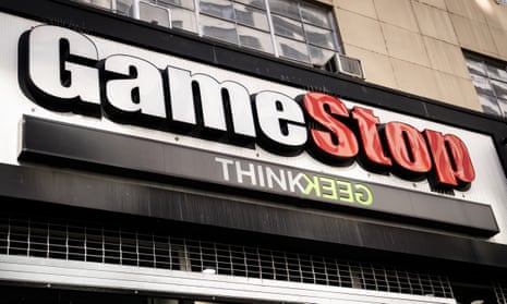 A GameStop store in Manhattan in New York.