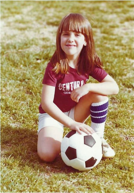 girl with soccer ball