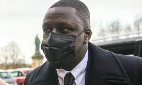 Benjamin Mendy arrives at Chester crown court