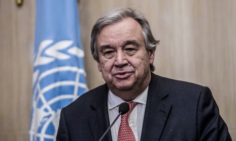 The United Nations secretary general, António Guterres
