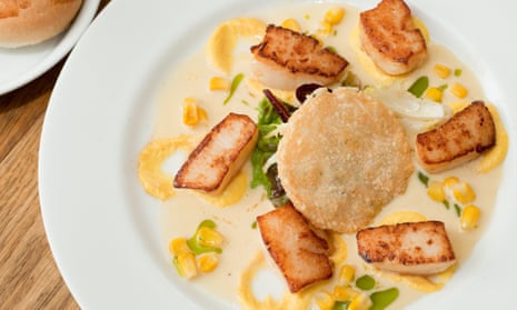 ‘No such thing as a neutral context’ … seared scallops served at the Checkers, a Michelin-starred restaurant in Wales.