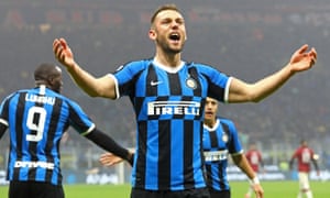 Milan Derby Abandoned Amid Chaos Football The Guardian